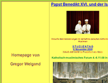 Tablet Screenshot of gregor-weigand.de
